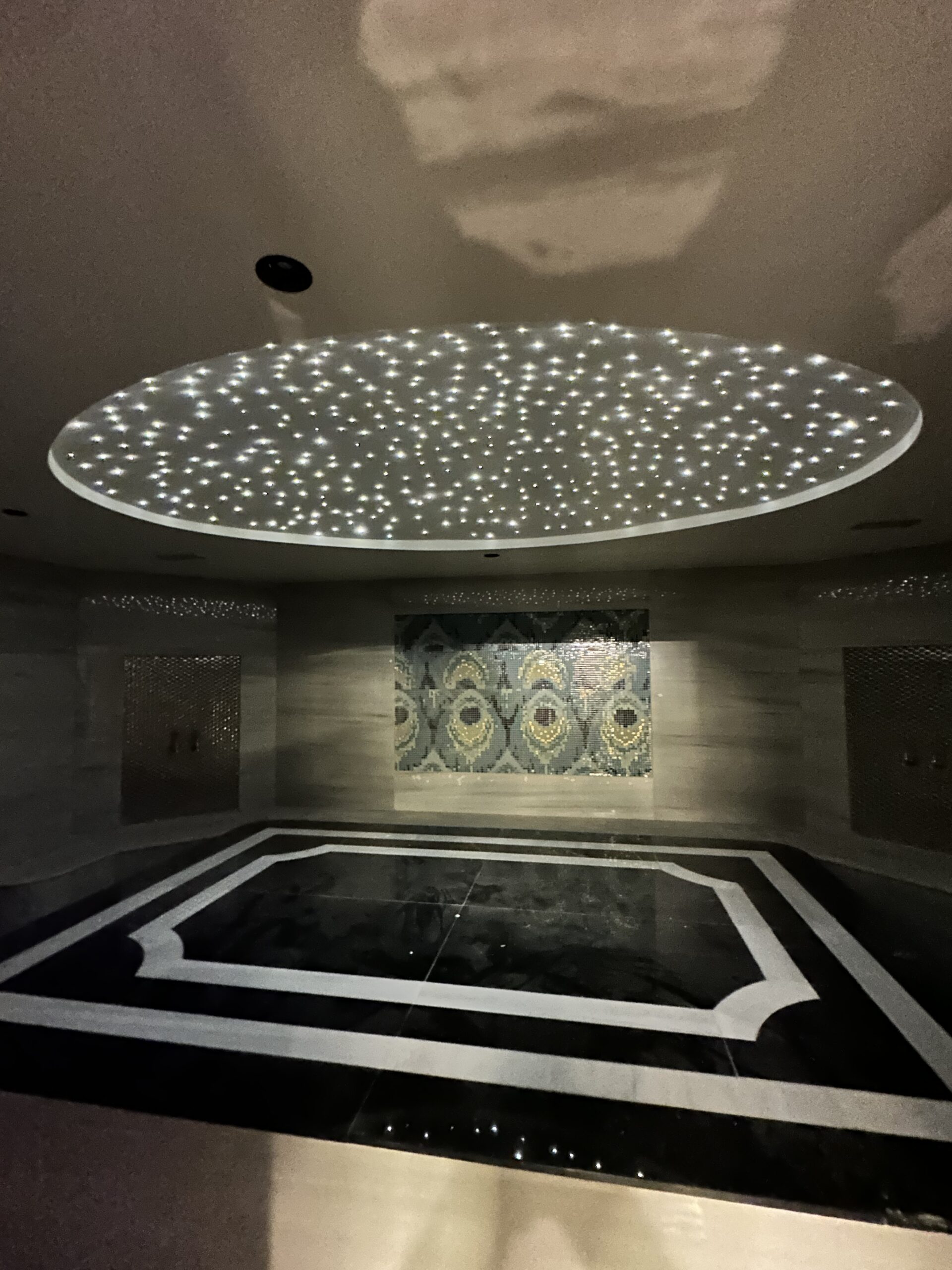 Hamam Kubbesi Yıldız Tavan Aydınlatma Uygulaması