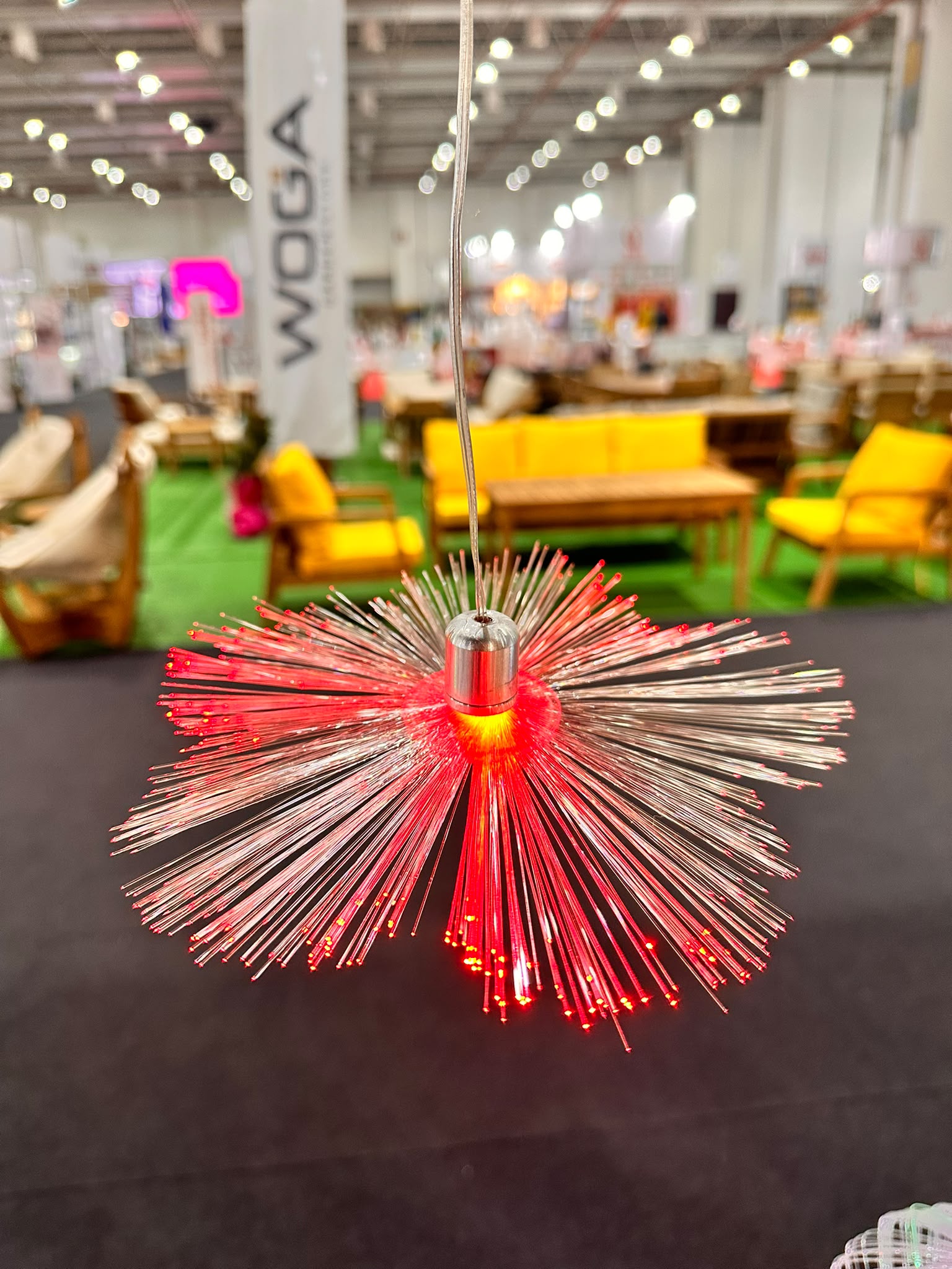 Yoğun Saçaklı Fiber Optik Kristal Model